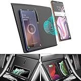  Chargeur sans Fil de Voiture pour Tesla modèle 3 (2017-2020) Panneau d\'accessoires de Console Centrale avec Deux Zones de Chargement sans Fil et Un Port de Liaison par câble USB Tapis de Chargement