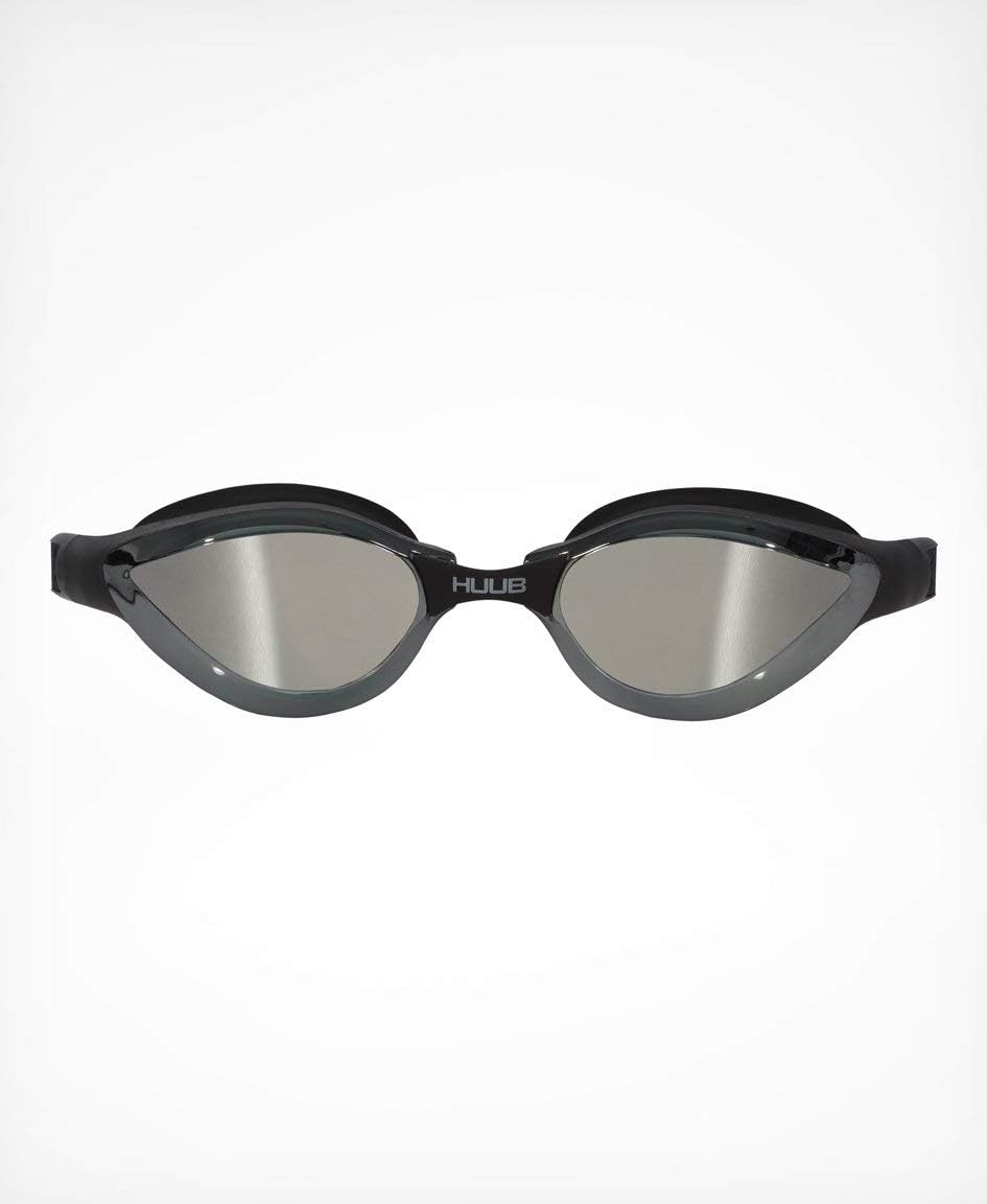HuubBrownlee Acute Swim Goggle Black/Silicone Strap/Full Adjustable Strap/Comfortable Gaskets