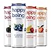 Happy Being Sparkling Nutrient-Rich Sampler Pack White Tea – Infused with Turmeric, Elderberry, Caffeine Free, Plant-Based, Low Calorie & Low Sugar Drinks, 12oz (16 Pack)
