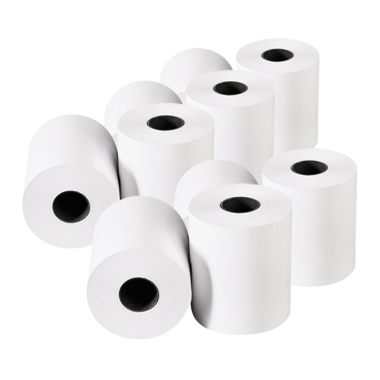 10rollos Papel Impresora Térmica Papel Térmico Cinta Calculadora Scrapbooking Proyectos Artísticos Adhesivo Adhesivo Nombre Autoadhesivo