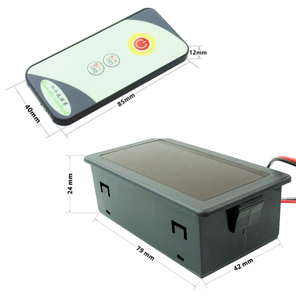DollaTek PWM Gleichstrommotor Drehzahlregler 5-30V 5A Mit Digitalanzeige & Encoder – Einstellbare Frequenz 1-99kHz, Sanftanlauf