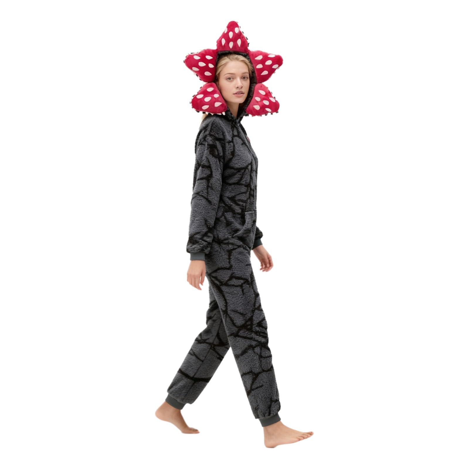 D-Demogorgon - Pijama unisex de una pieza para adultos, con capucha