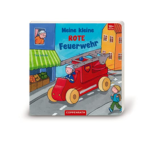Meine kleine rote Feuerwehr. Mit Holzauto - Image 4