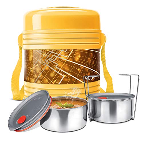 22% OFF on Milton Vector Deluxe Plastic Leak Lock Tiffin Box Set