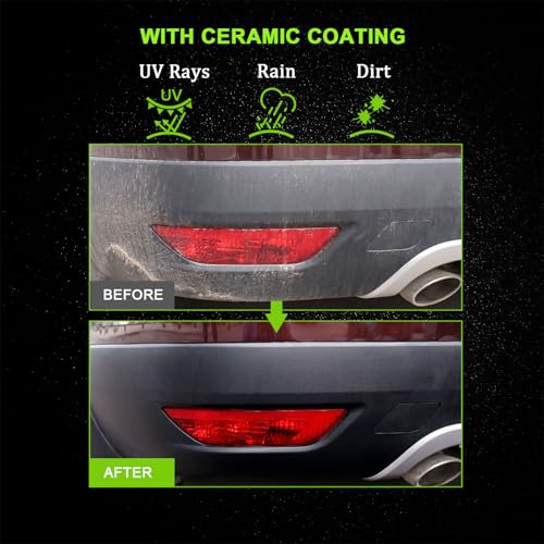 Image of FOLLOWIN Plastic Restorer for Cars, Black Trim Restorer, Ceramic Coating