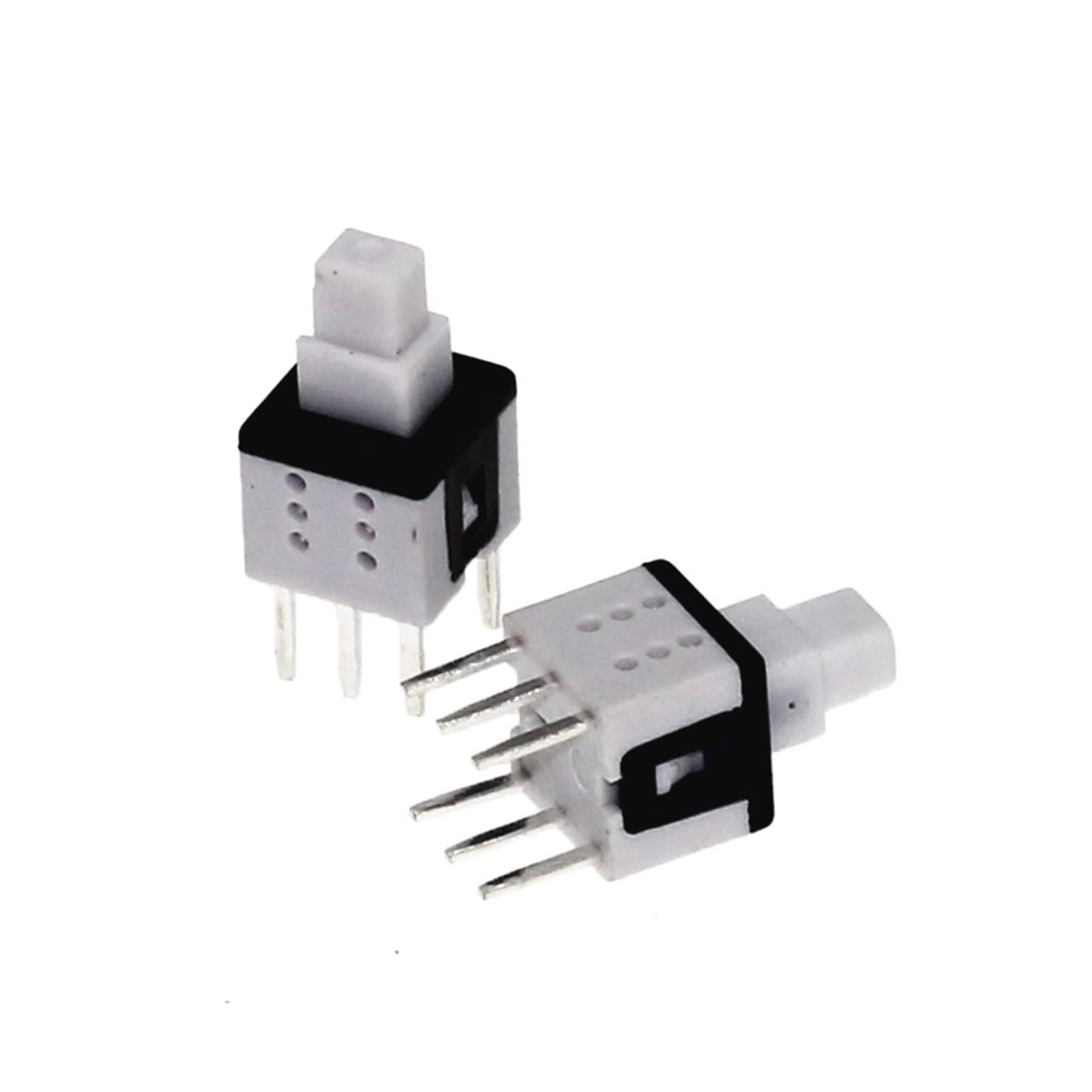 Microswitch 5.8x5.8mm kit de 100 interrupteurs tactiles autobloquants pour circuit imprimé