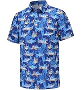 Mens Golf Polo Shirts Short Sleeve Dry Fit Performance Moisture Wicking Casual Funny Golf Polo Sh...