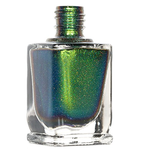 Image of ILNP Reminisce (H) - Green, Blue Color Shifting Holographic Ultra Chrome Nail Polish