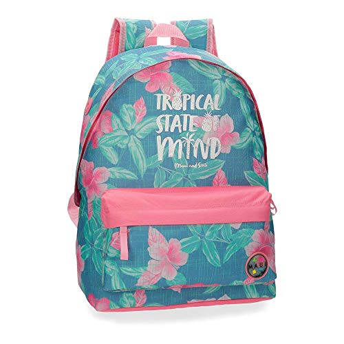 Maui and Sons Tropical State Mochila Multicolor 31x42x17,5 cms Poliéster 22.79L