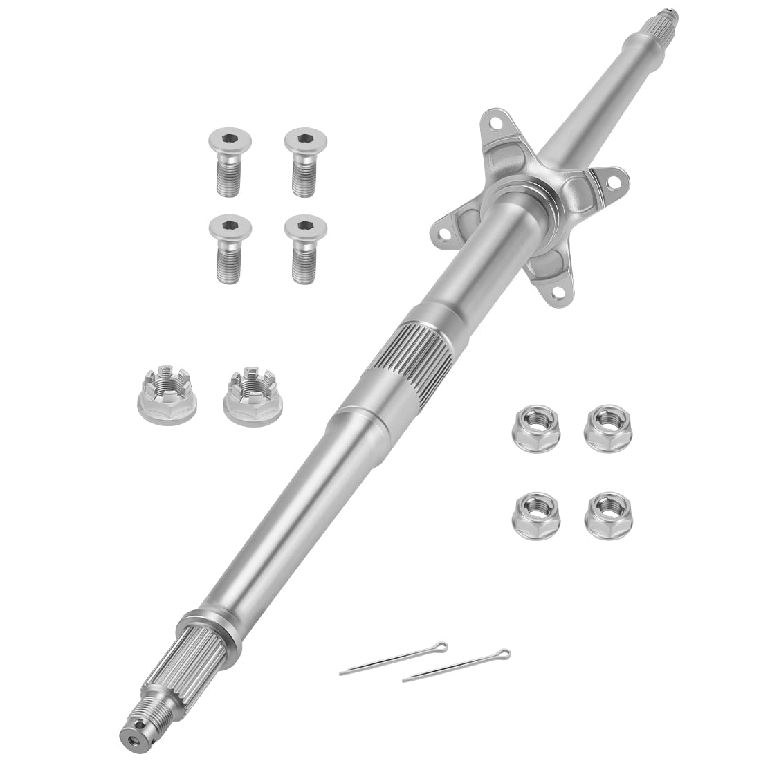 Arbre d’essieu arrière compatible pour Honda Sportrax 400 TRX400EX 1999-2008 TRX400X 2009 2012-2014 42310-HN1-A40 42310-HN1-000