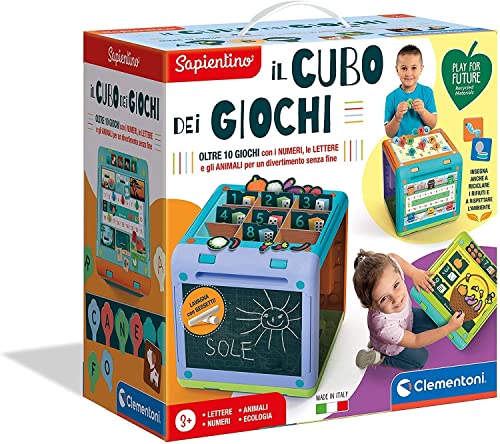 Clementoni Sapientino Il cubo dei Giochi, Tavolo attività, cubo...