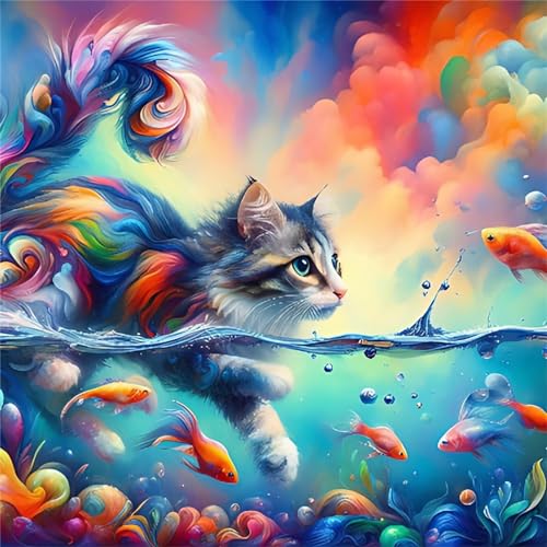 Peinture diamant adulte grand format 90x90cm contre le stress quotidien