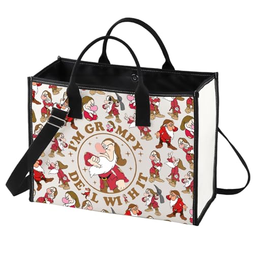 Dwarf Gloomy Crossbody Bag Gloomy Inspired Gift Gloomy Dwarf Shoulder Bag Seven Dwarfs Merch (Dwarf G BG)