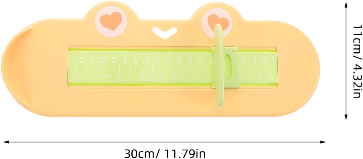ULTECHNOVO Baby Foot Measuring Tool for Kids Adjustable Shoe Sizer Device Accurate Foot Length Gauge Home Use Ruler for Boys and Girls for Measuring Shoe Sizes