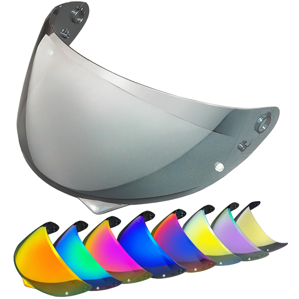 HJ-34P Helmet Visor Replacement for HJC Helmet Shield UV  Protection Compatible with HJC C10 (Light Black)