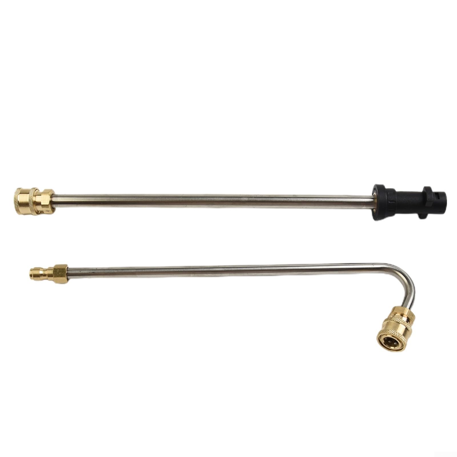 Juego de accesorios para lavadora de alta presión con extensión de ángulo de 74 cm y 5 boquillas (0° – 65°) hasta 4000 PSI para Kärcher K2-K7