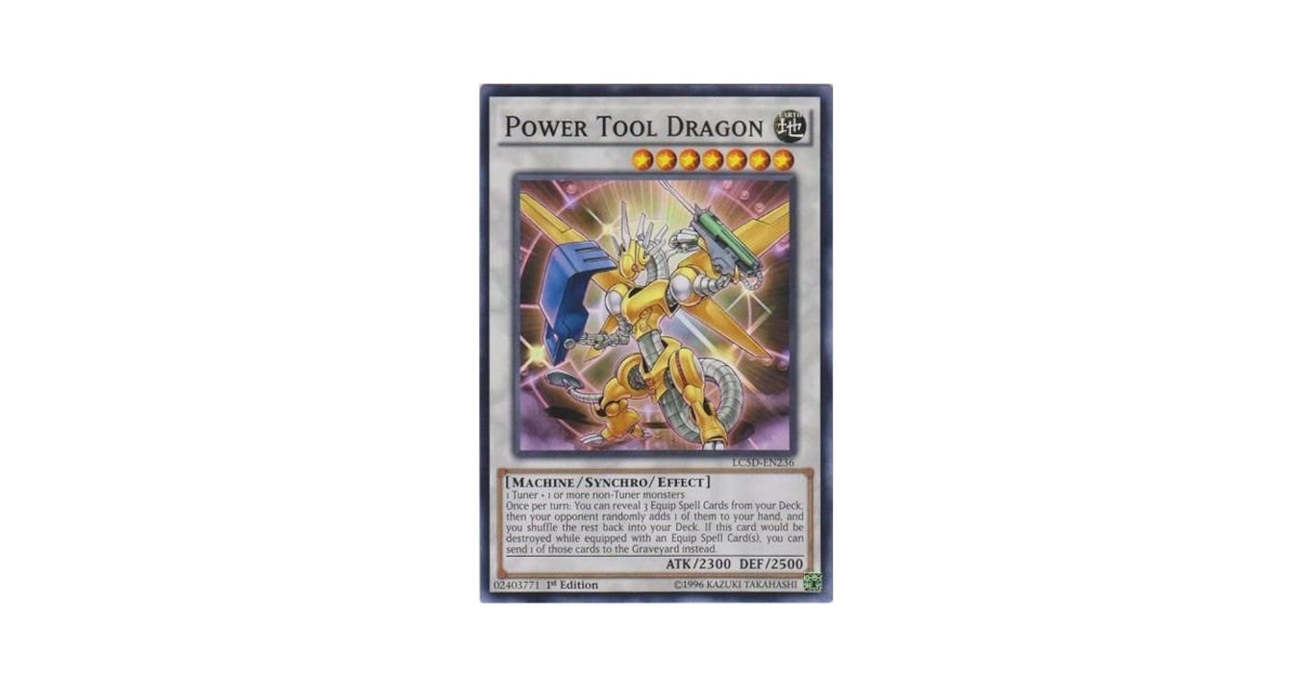 遊戯王　power tool dragon Amazon.com: Yu-Gi-Oh! - Power Tool Dragon (RGBT-EN042