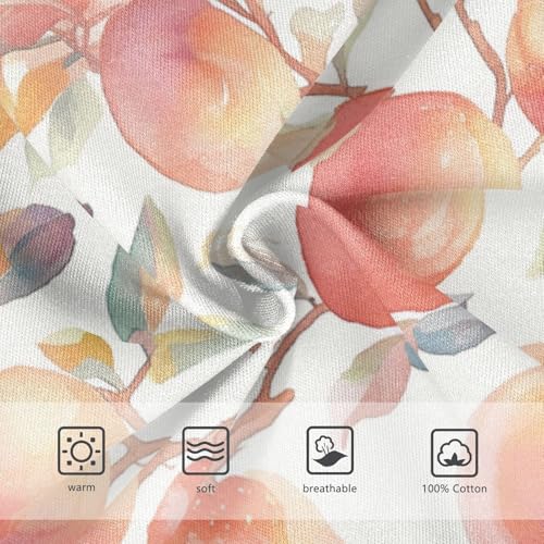 KLL Watercolor Peaches Baby Boys Cotton Underwear Briefs Cute Children Panties3