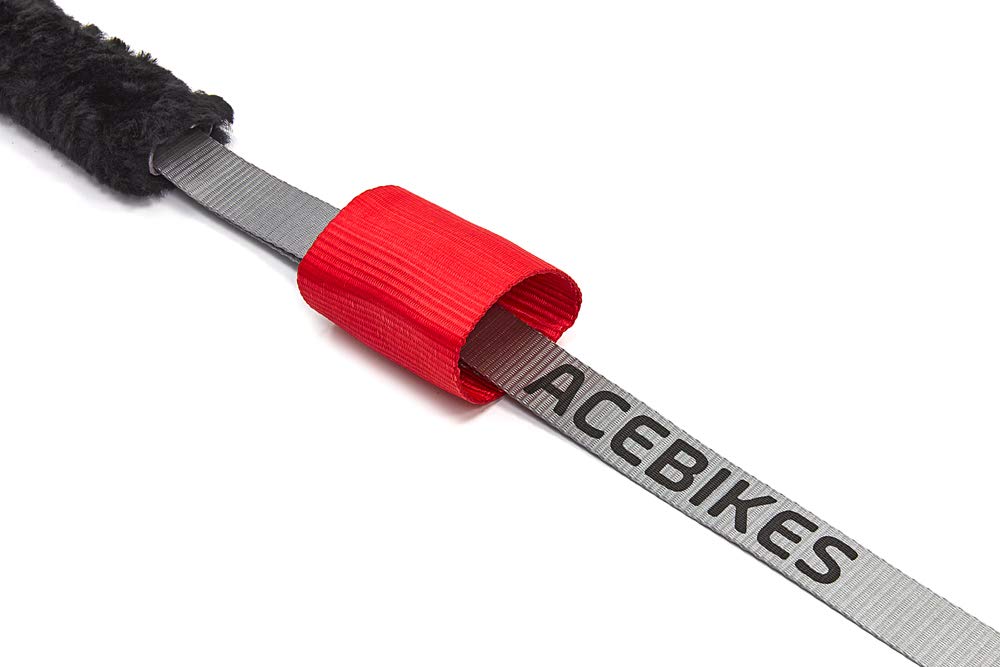 Set di fissaggio per manubrio ACEBIKES Cinghia di tensionamento con anelli di ritenuta per il trasporto