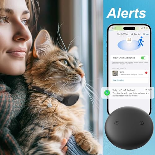Vebiso Rastreador GPS para gatos (1 unidade), Mini GPS Cat Tracker, rastreador inteligente de ativid