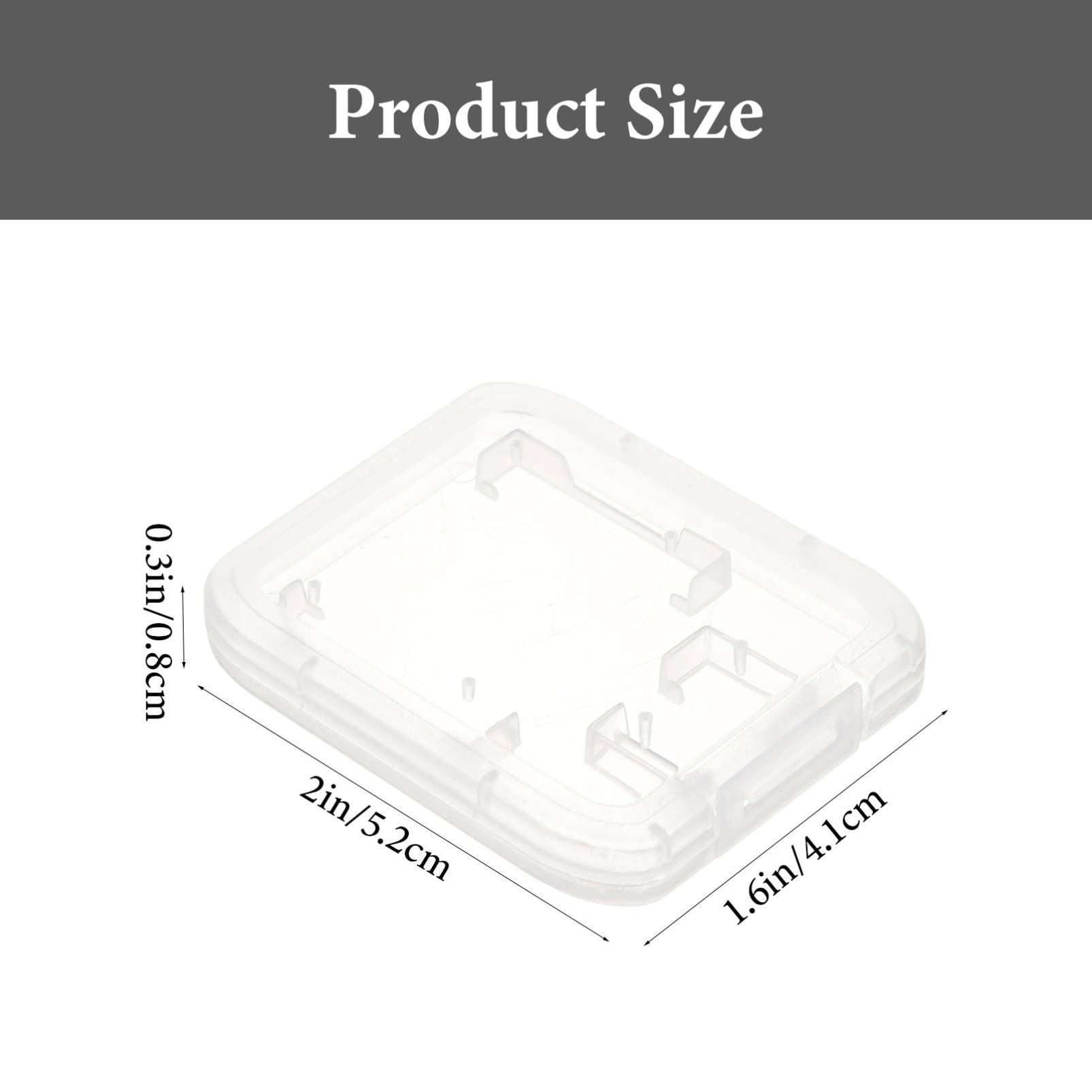 MOLUCKFU 24pcs Memory Card Storage Case and Card Organizer Portable and Versatile with Simple Design for Daily Use