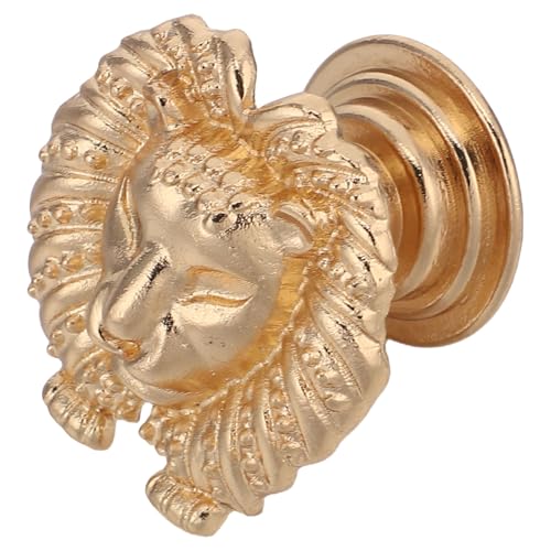 OSALADI Tirador Decorativo de Tigre para Armario Estilo Francés Metal Dorado Acabado Suave y Seguro Perilla de Gabinete Vintage para Cocina Dormitorio y Tocador Herraje Resistente y