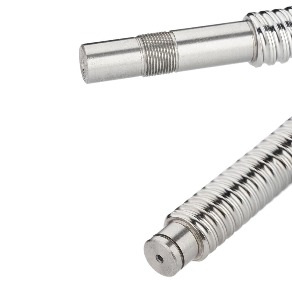 GTPBAO Vis à billes roulées C7, 32mm de diamètre, 5mm, filetage à droite, BK25 BF25, extrémité usinée, SFU3205, vis à billes avec écrou unique mouvement(800mm)