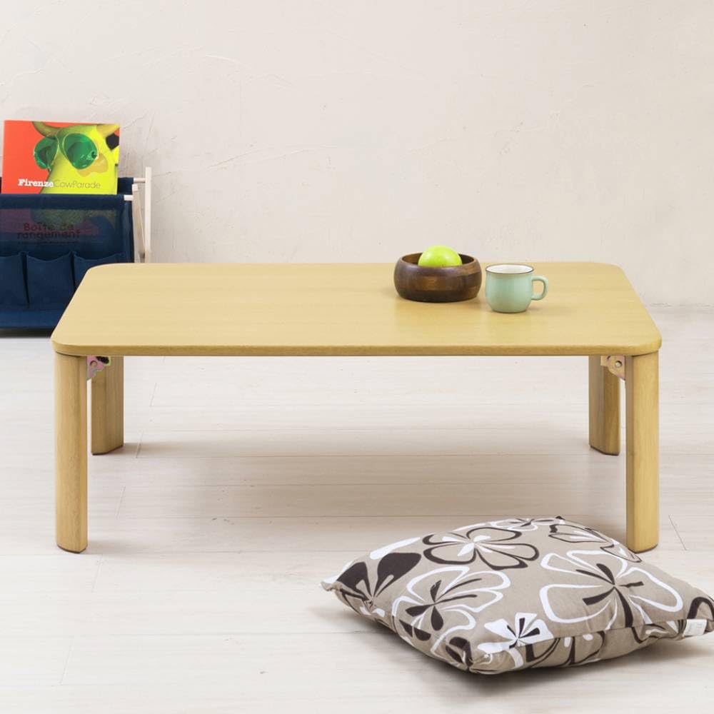 Amazon.co.jp: ローテーブル 折りたたみ テーブル 90cm × 60cm 木製 NK