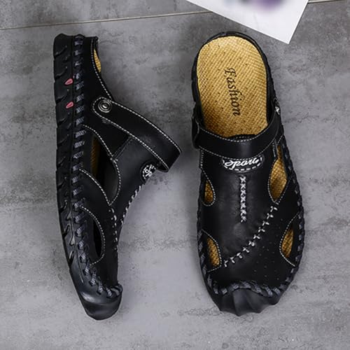 Men's Summer Casual Sandals Slip On Comfortable Flat Footbed Beach Walking Shoes Ideal For Outdoor Activities4