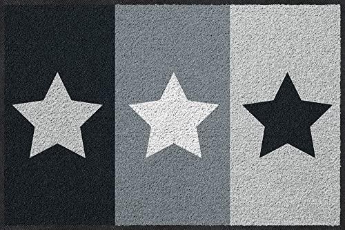 Erwin Müller Fußmatte'Sterne' grau Größe 50x75 cm
