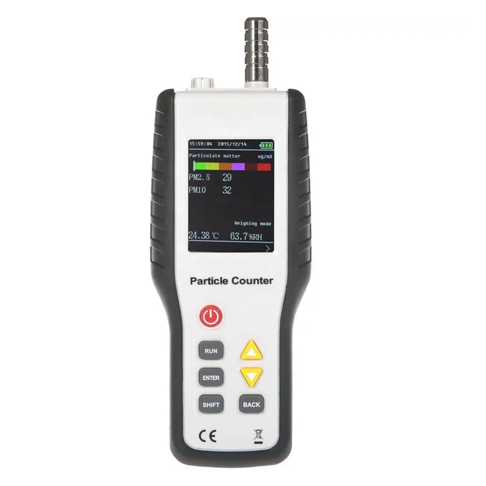 Monitor Jakości Powietrza, HT-9600 Detektor PM2.5 O Wysokiej Czułości Monitor Cząstek Profesjonalny Ści Powietrza Pyłowego Ręczny Licznik