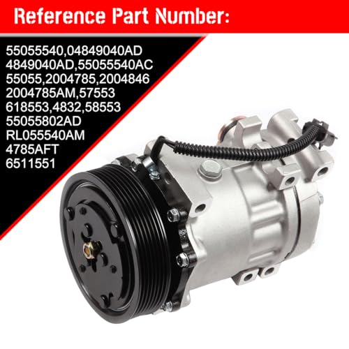 Image of cciyu Air Conditioning Compressor for Dodge Dakota Durango SD7H15