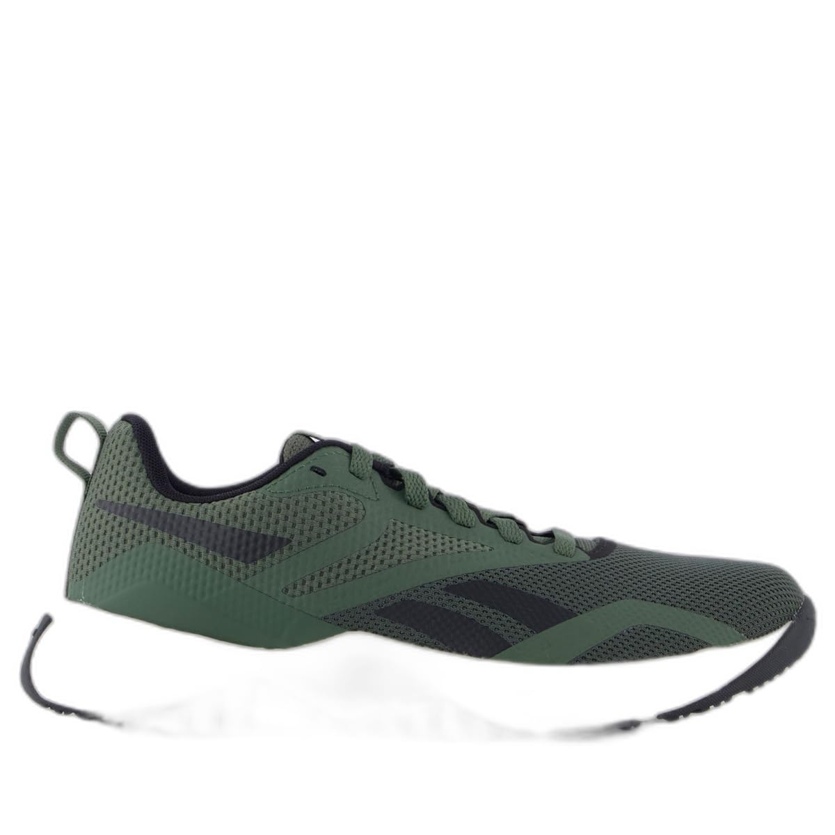 Reebok Men's NFX Trainer Trainers, GRIT Green/Black/Chalk, 42 EU, Grit Green Black Chalk, 42