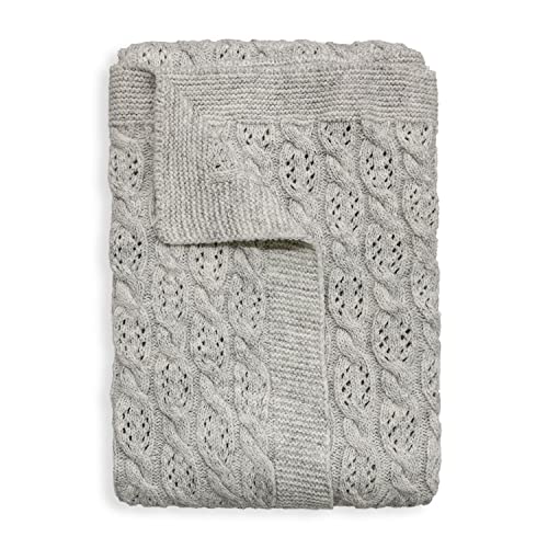 Copertina Neonato in mano lana Culla Carrozzina Nazareno Gabrielli treccia 5795