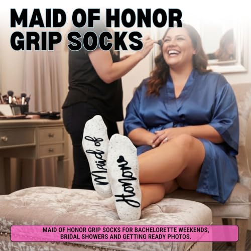Image of Funky Junque Bride Crew Socks, Bachelorette Wedding Party Gift