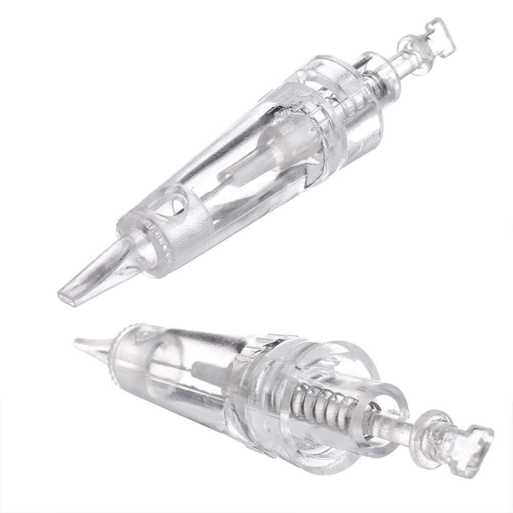 30pcs Disposable Tattoo Needles 1P/3P/5P/5F/7F Permanent Makeup Needle Cartridges for Tattoo Machine for Eyebrow Eyeliner Lip Beauty (Tgo-Bayonet Needle-0.18mm 1P)