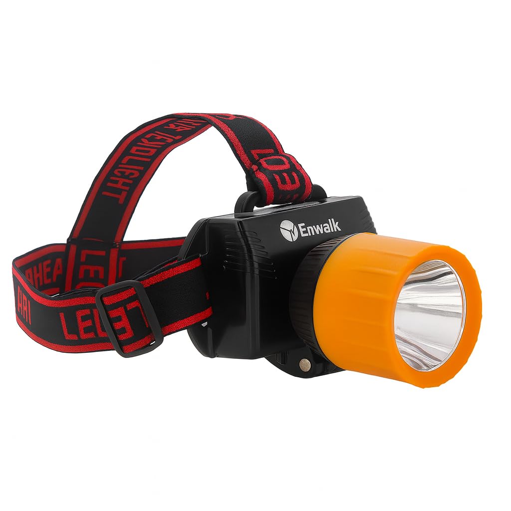 ENWALK Halo LED Headlamp Torch, Rechargeable Li-ion Battery, Adjustable Tilt Angle, Battery Level Indicator, Type-C Charging-image-48