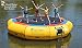 Island Hopper 17' Bounce N Splash Padded Water Bouncer