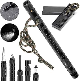 Gifts for Men Dad Boyfriend,Survival Gear Kits 9 in 1 Fishing Hiking Hunting