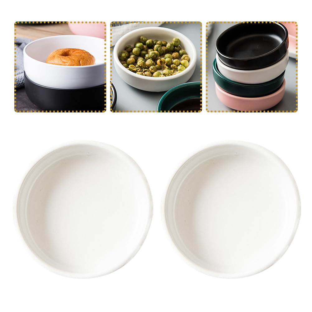 HEMOTON 6 Stück Keramik Saucenschalen Sojasauce Schälchen Kleine Dipschalen Für Öl Essig Zucker Gewürze Früchte Nüsse Süßigkeiten Zuhause Party Catering