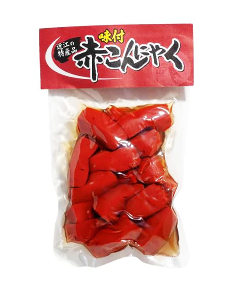 Amazon.co.jp: 【滋賀県お土産】赤こんにゃく（味付） 200g : 食品