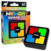 tingbowie Lights Up Memory Game Handheld Electronic Toy, Color Memorizing with Lights and Sounds