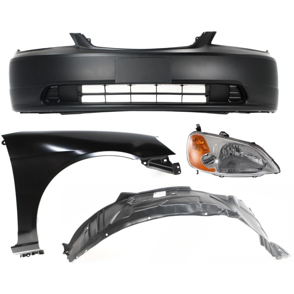 alxiang Auto Body Repair for Honda for Civic 2001-2003 Set of 4 Without Bulbs Right Side Right 901-18529 HO1000197