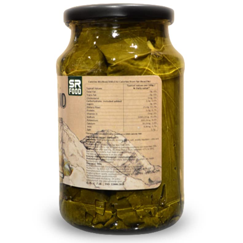 Druivenbladeren ingeblikt 890g "Homeland"/Geen kunstmatige, conserveringsmiddelen, kleuren of smaakstoffen, 100% natuurlijke producten/glutenvrij en geschikt voor vegetariërs - Afbeelding 4