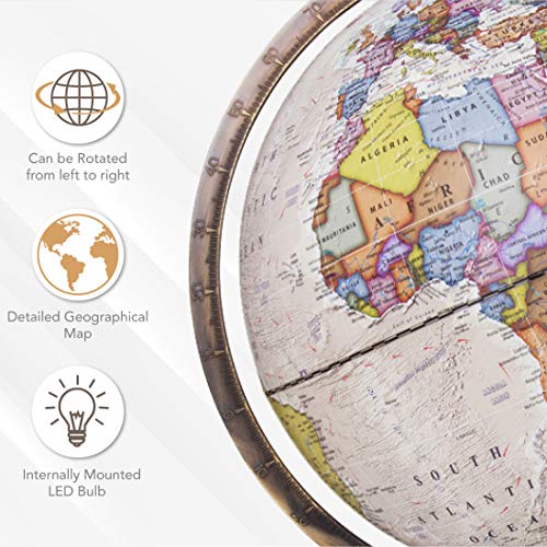 Waypoint Geographic Peninsula Illuminated Globe - image 5