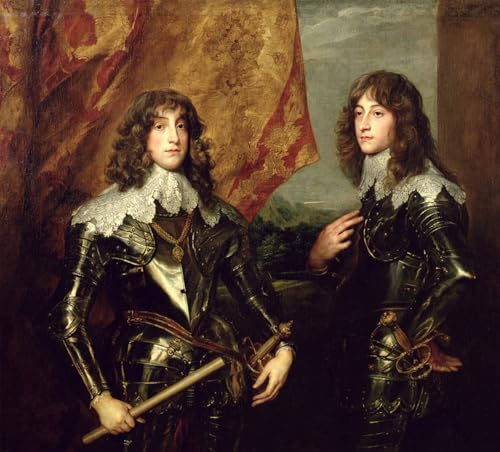 Pintura sobre lienzo Carlo Elettore de Van Dyck para decorar salones elegantes