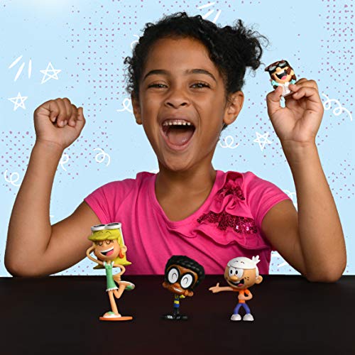 The Loud House Figure 4 Pack - Lincoln, Clyde, Lisa, Leni - Action Figure Toys From The Nickelodeon Tv Show - 3" Each - Ages 4+ #TOP5