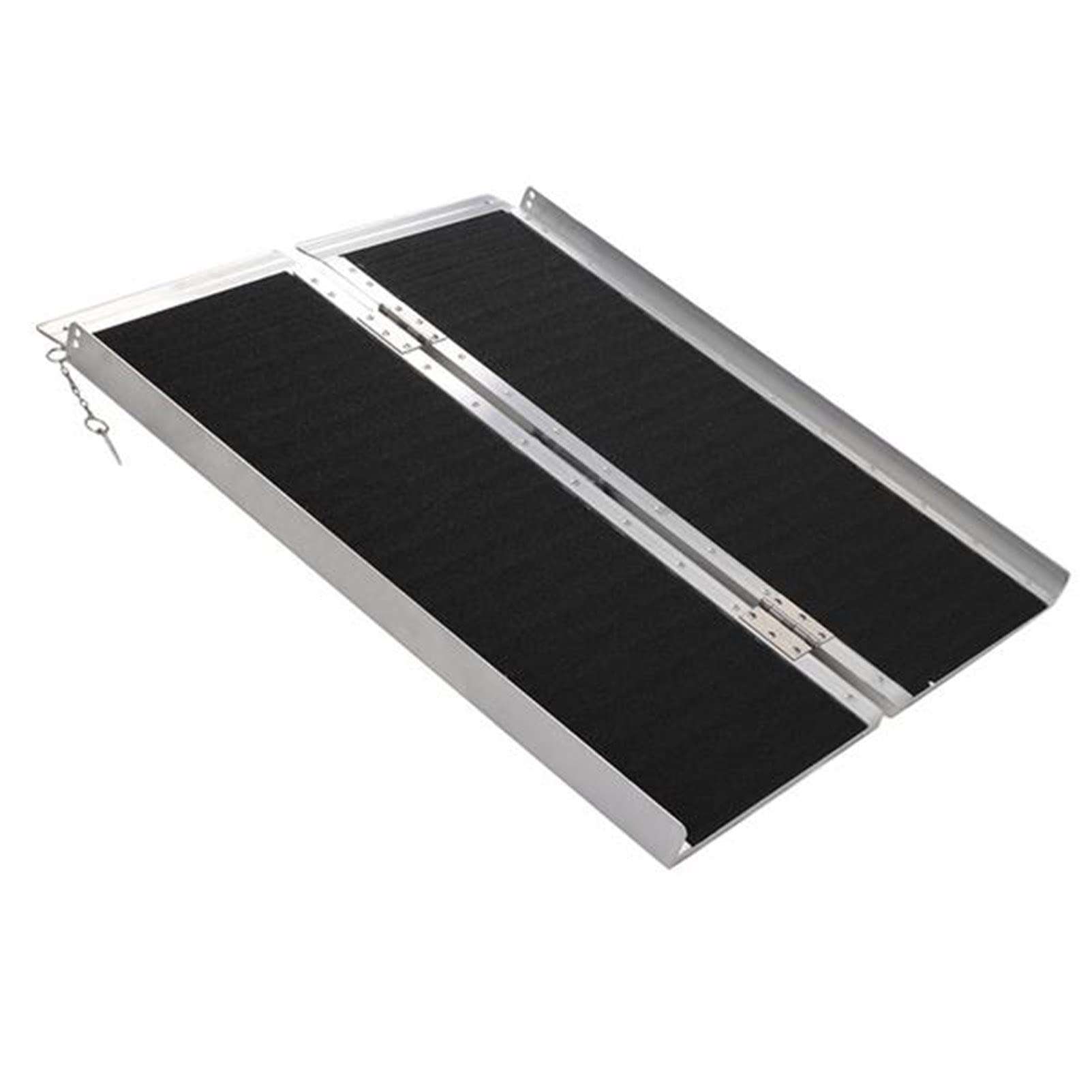 Rampa krawężnikowa na podjazd, rampa progowa, 4FT/3FT Rampa do wózków inwalidzkich, składana przenośna rampa mobilna ze stopu aluminium dwuczęściowa do skuterów do krzeseł rotelowych