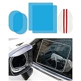 車用 カーバックミラー防水フィルム 親水フィルム バックミラーカバー サイドミラーバイザー スバル フォレスター・ レヴォーグ ・レガシィ・ インプレッサスポーツ ・ジャスティ ・ レガシィアウトバック ・ レガシィ アウトバック ・プレオプラス ・ステラカスタム ・ レヴォーグ 車種用 撥水 雨除け 透明 防眩 視界確保 安全運転