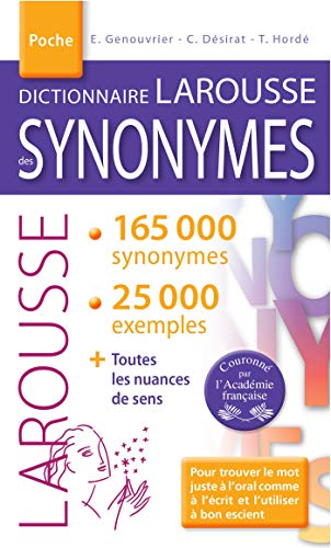Télécharger Dictionnaire LAROUSSE des SYNONYMES poche PDF